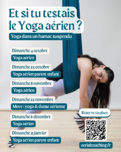 Workshops Yoga Aérien avec Clémentine