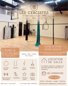 Cours hebdomadaires / Location espace
